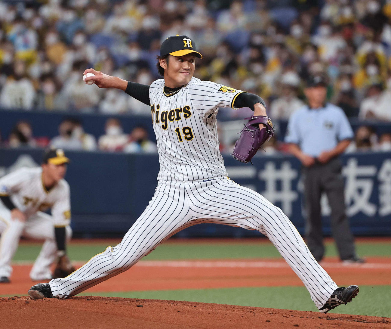 阪神藤浪晋太郎（2022年8月13日撮影）
