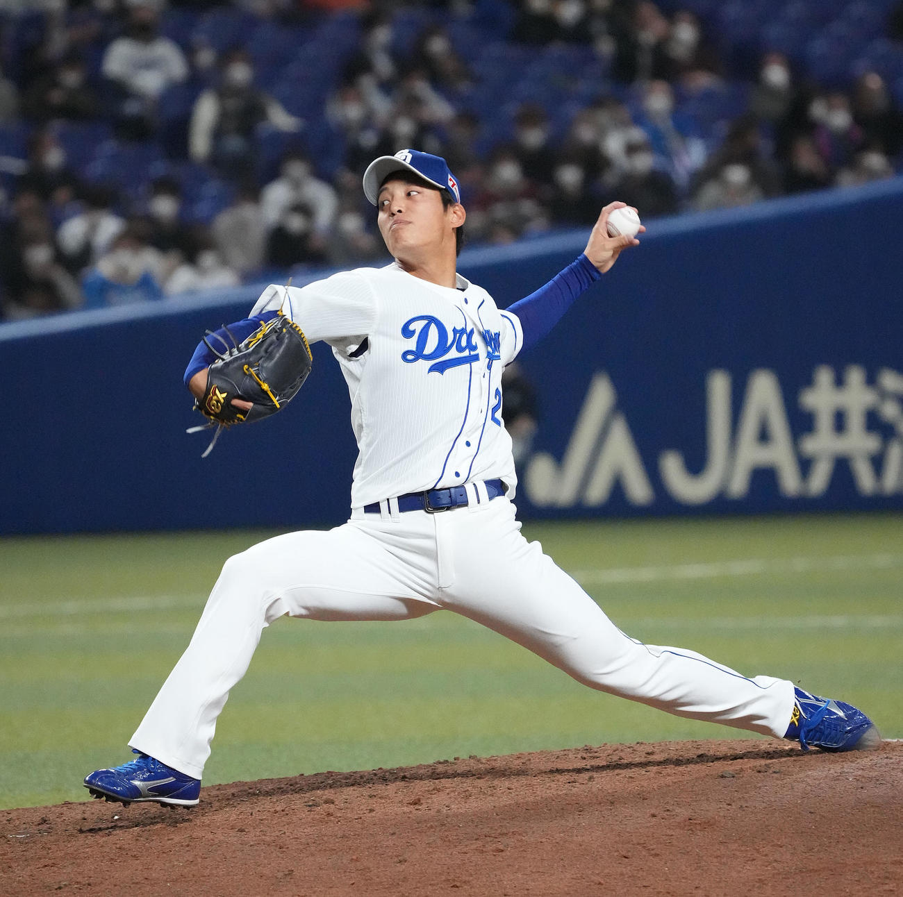 中日石森大誠（2022年3月18日撮影）