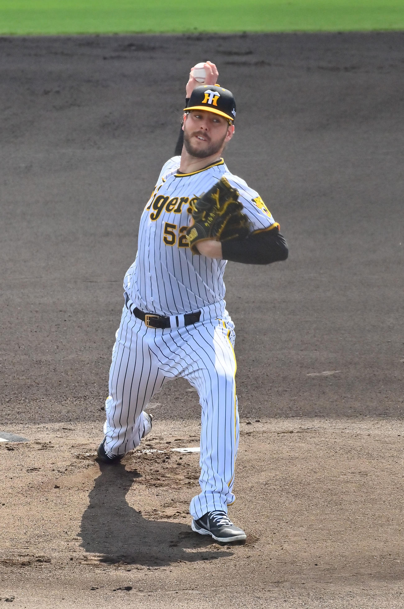 ウエスタン・リーグ阪神対広島　阪神先発のウィルカーソン（撮影・和賀正仁）