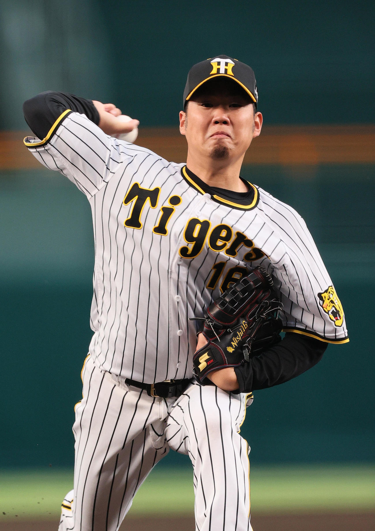 阪神対巨人　阪神先発の西勇（撮影・上山淳一）