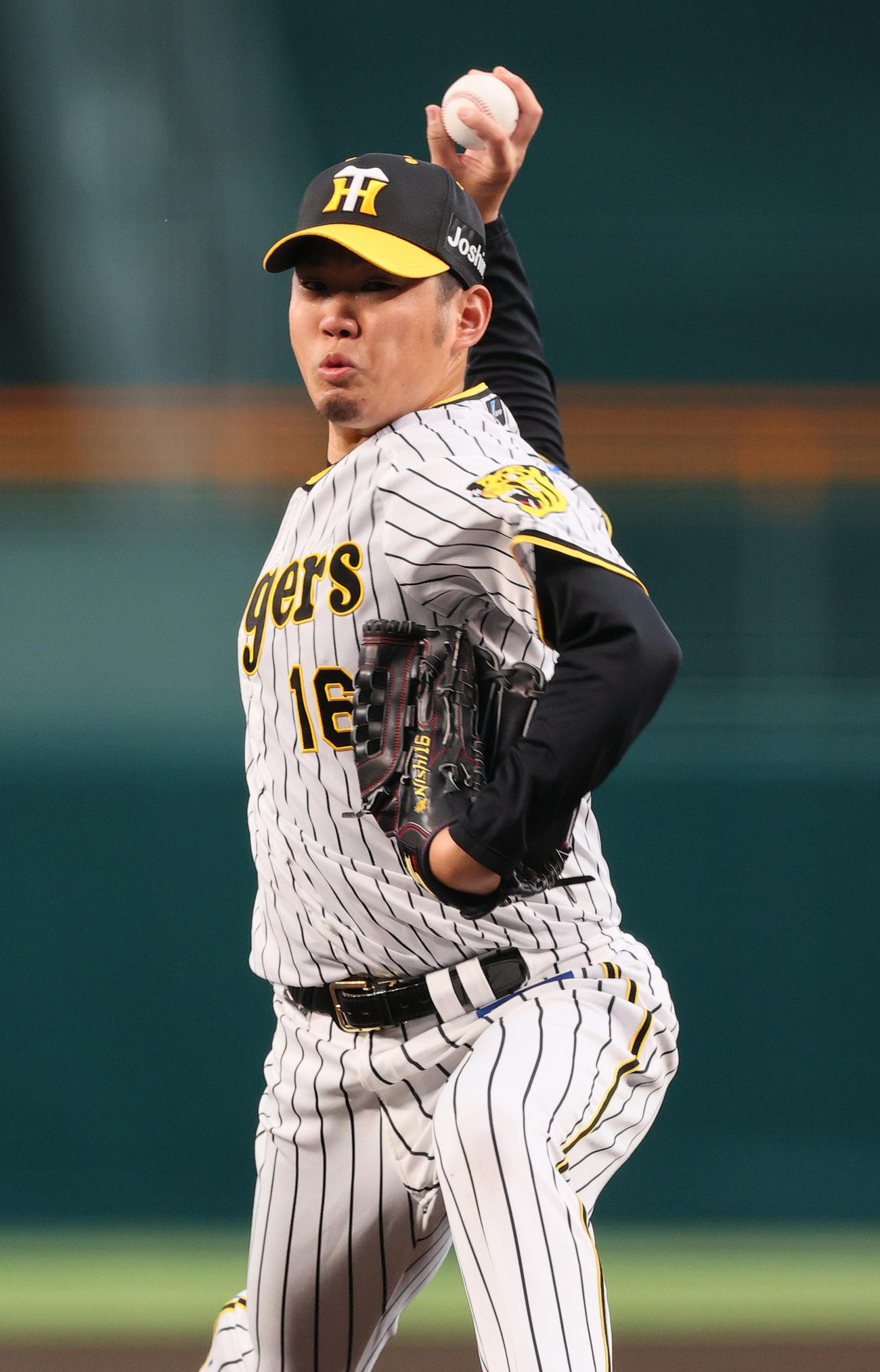 阪神対巨人　阪神先発の西勇（撮影・上山淳一）