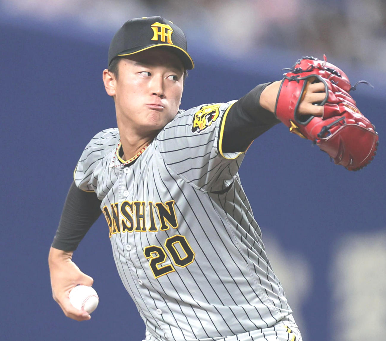 阪神・森木大智（2022年8月28日撮影）