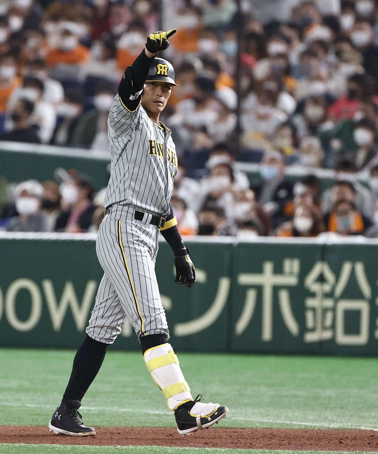 巨人戦で、中前に2点適時打を放つ糸井（22年5月1日撮影）
