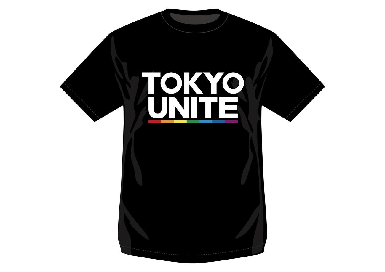 巨人とJ1東京の合同企画のプレゼントTシャツ(球団提供)