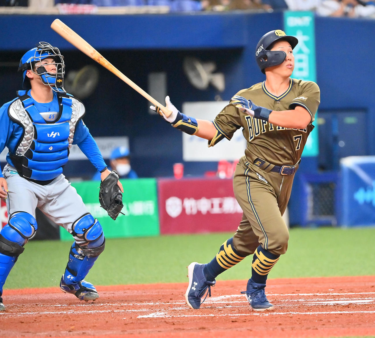 オリックス吉田正尚（2022年8月7日撮影）