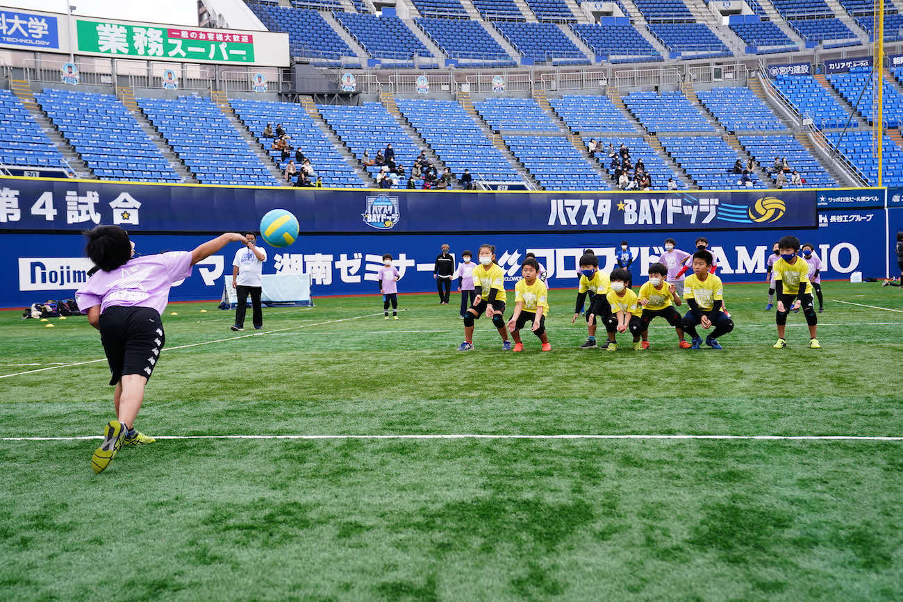 横浜スタジアムで開催予定の「ハマスタBAYドッジ2022」（球団提供）