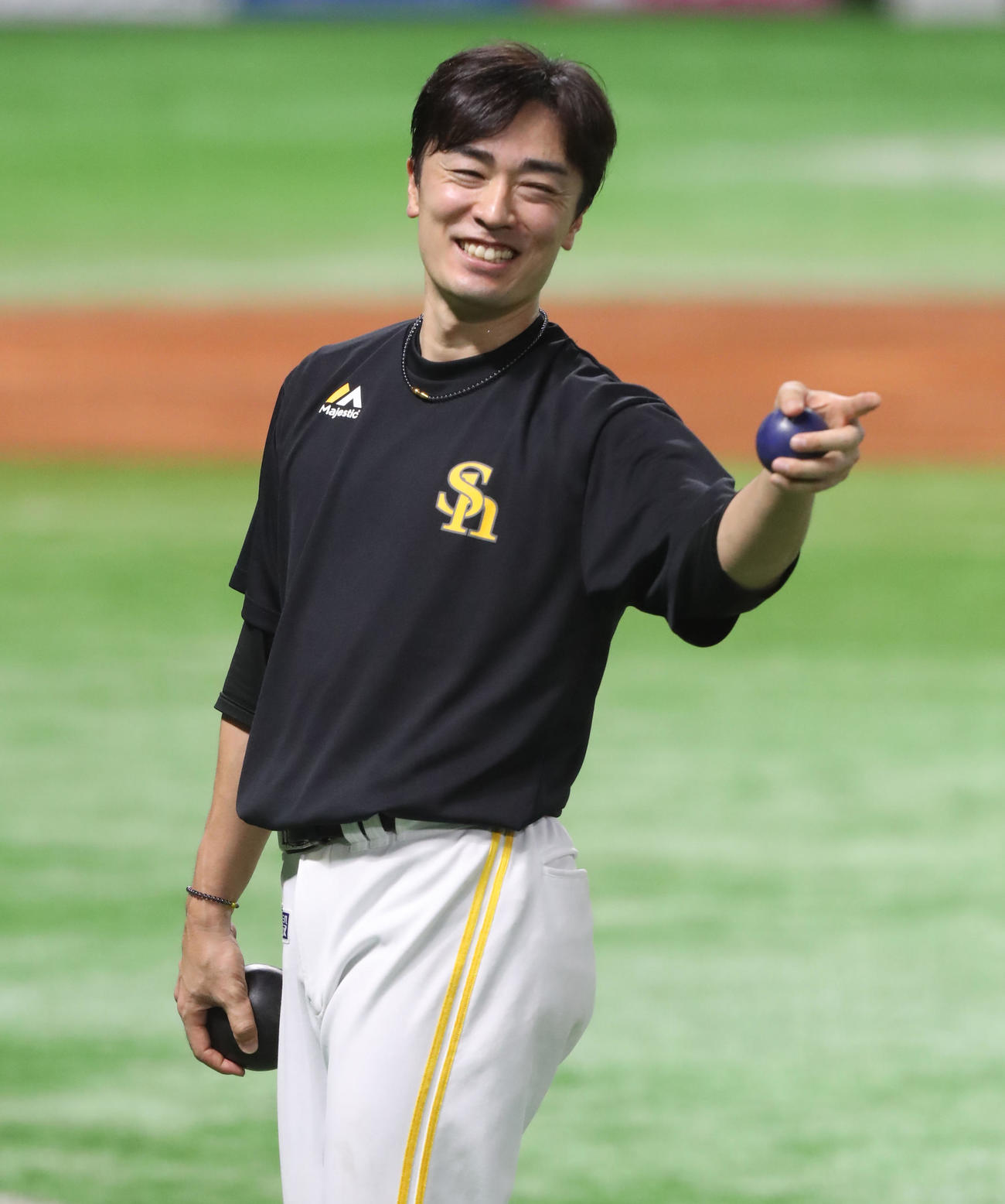 ソフトバンク和田毅（2022年9月5日撮影）