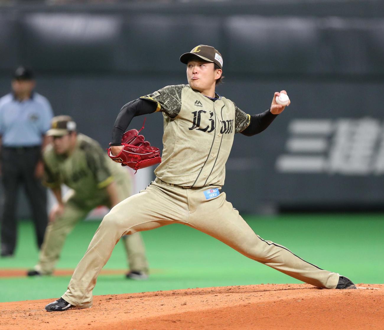 西武佐々木健（2022年8月10日撮影）