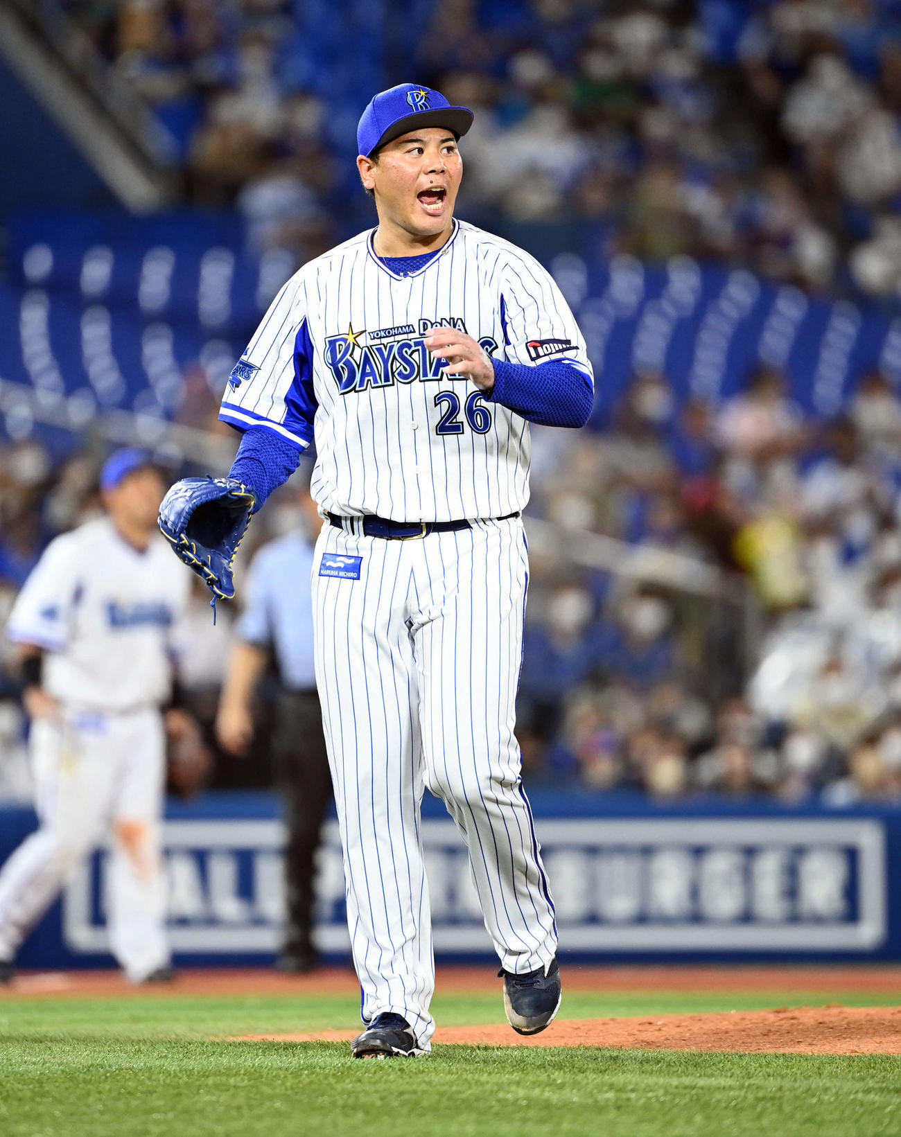 DeNA浜口遥大（2022年8月31日撮影）