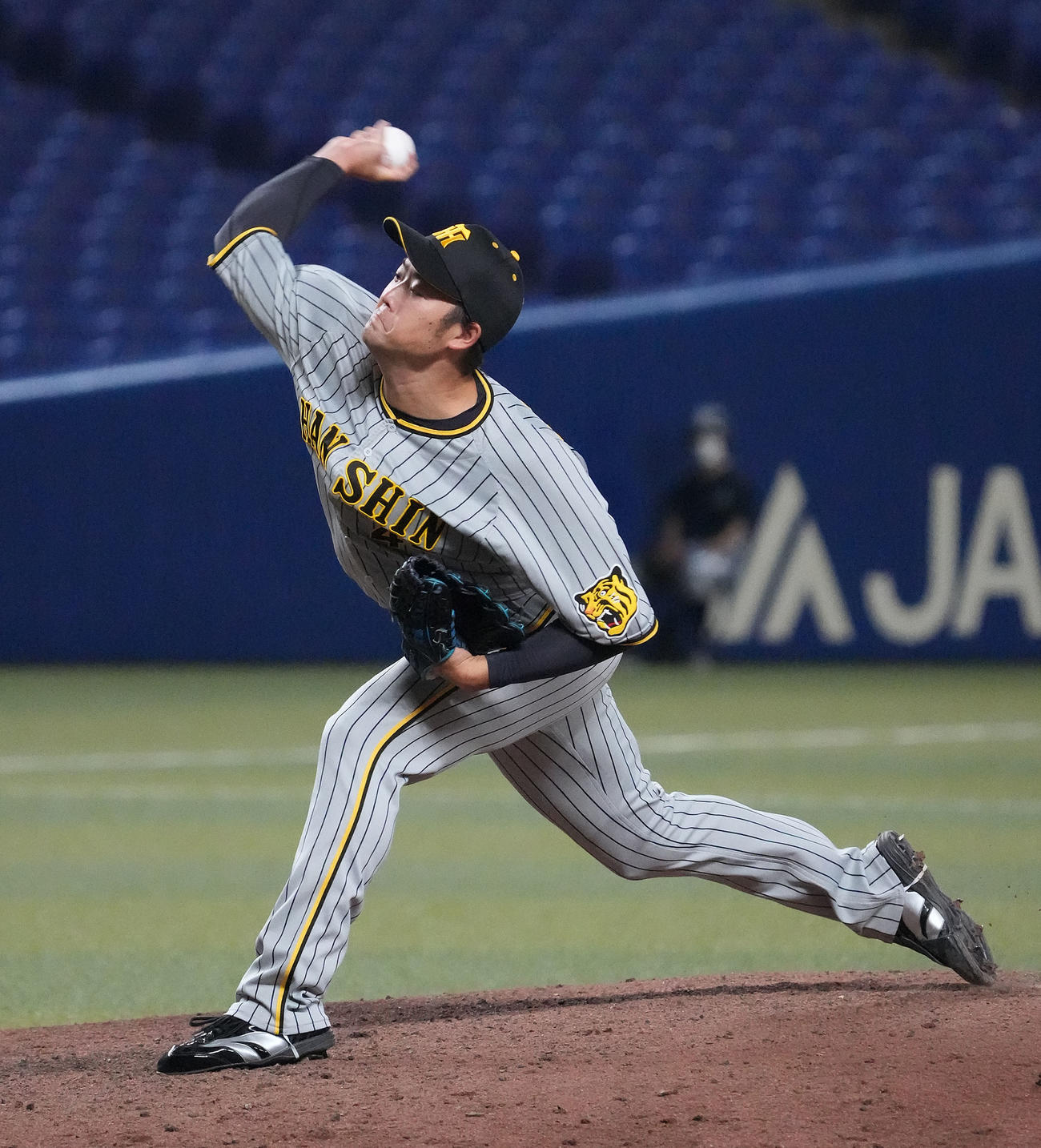 阪神斎藤友貴哉（2022年8月3日撮影）