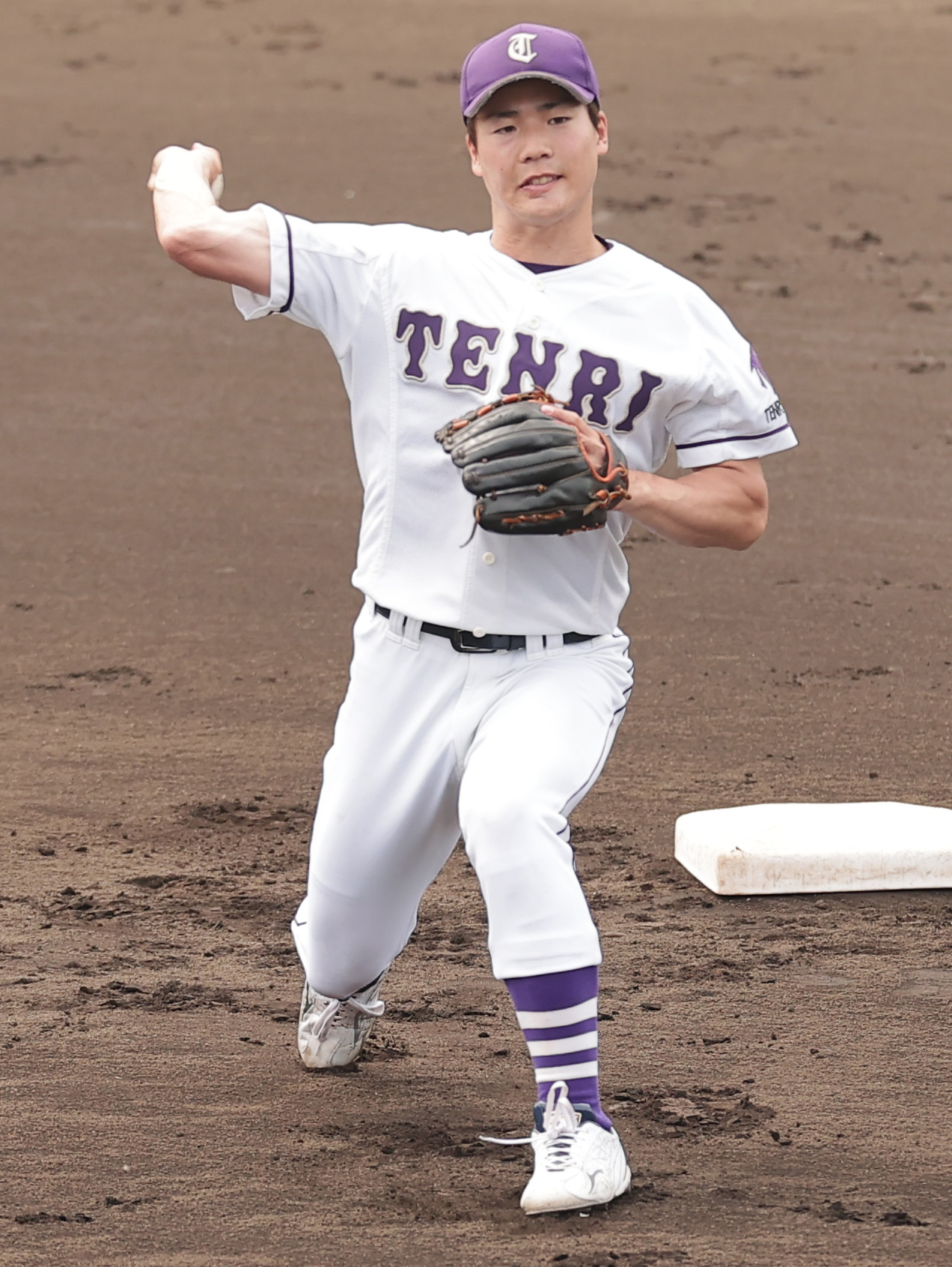 天理大・友杉篤輝（2022年6月20日撮影）