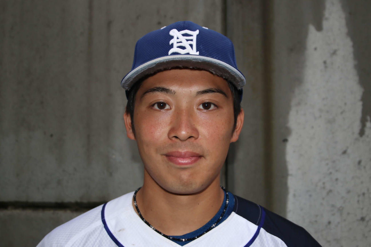 プロ志望届を提出した東農大北海道・伊藤（撮影・山崎純一）