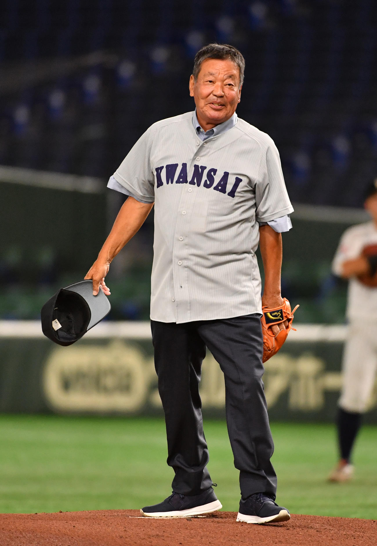 関大OBで元阪急投手の山口高志氏（2022年6月6日撮影）