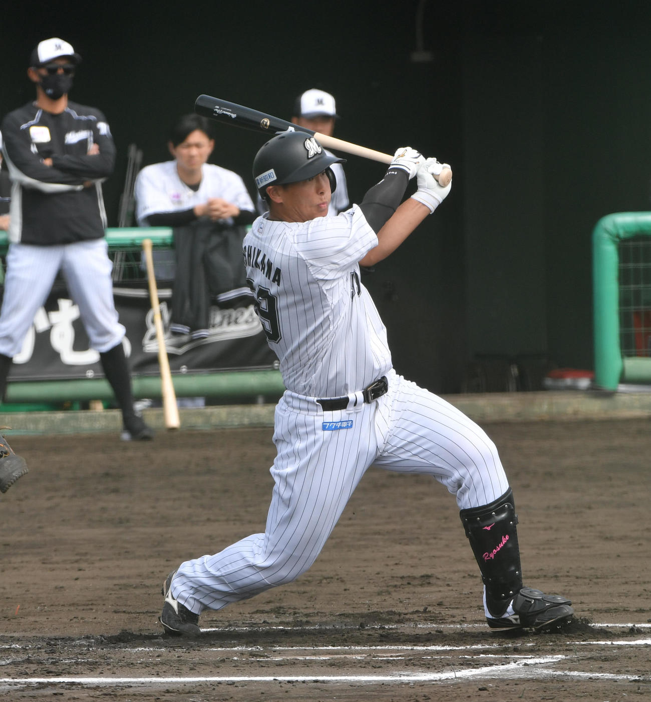 ロッテ西川僚祐（2022年2月11日撮影）
