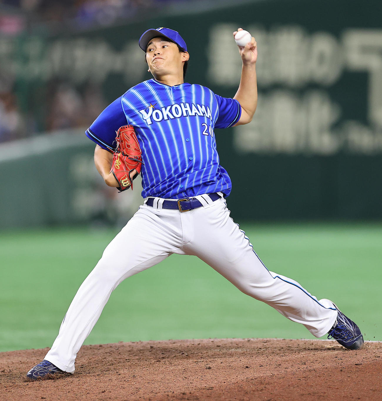 DeNA坂本裕哉（2022年9月7日撮影）