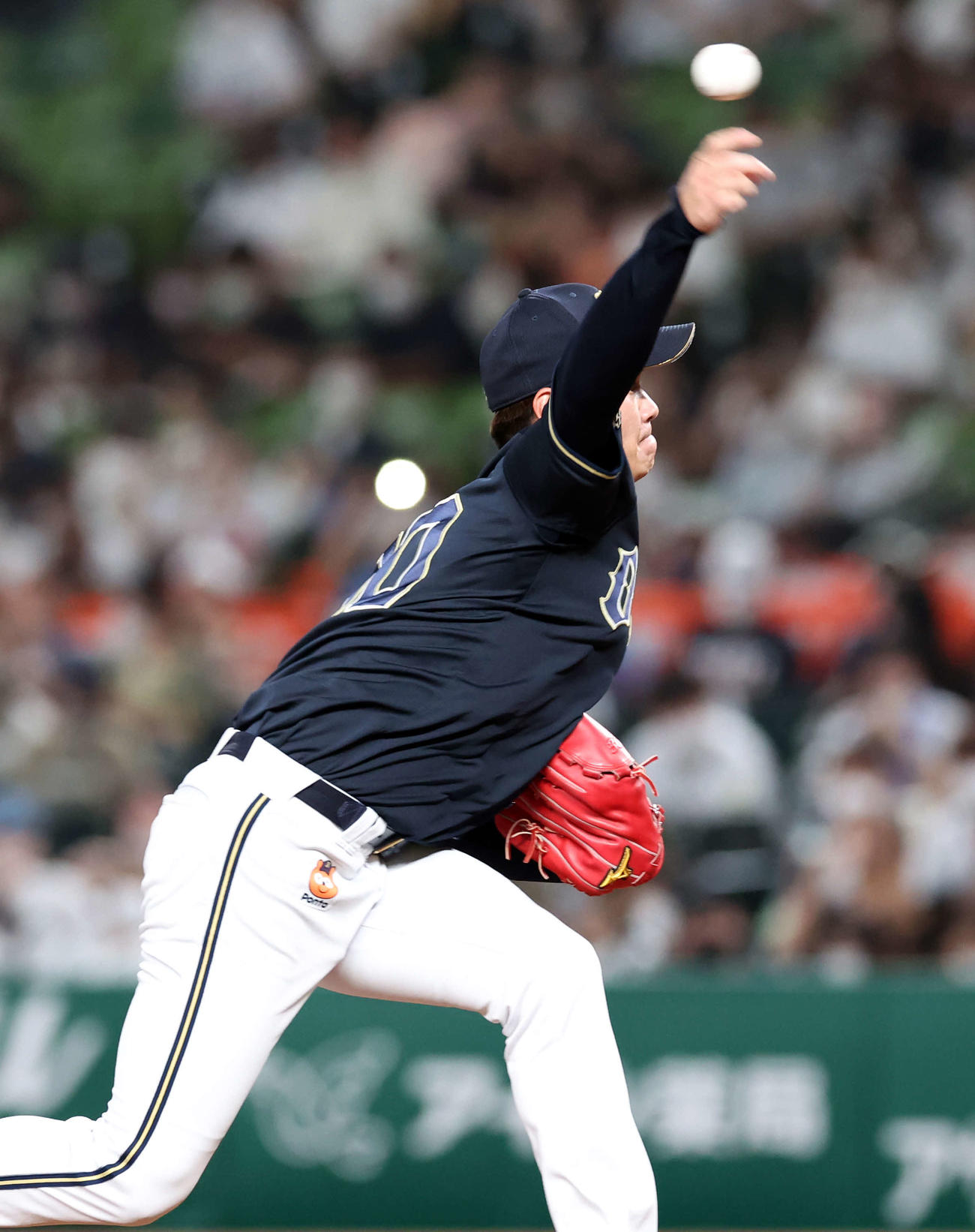 西武対オリックス　5回裏西武の攻撃で登板したK－鈴木（撮影・浅見桂子）