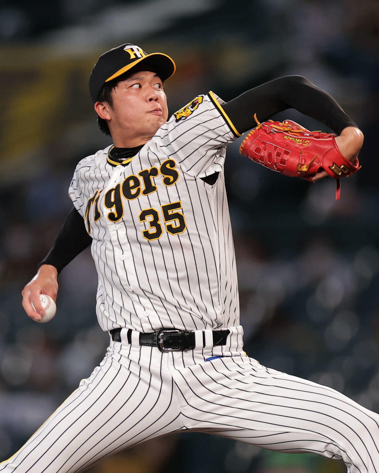 阪神才木浩人（2022年9月1日撮影）