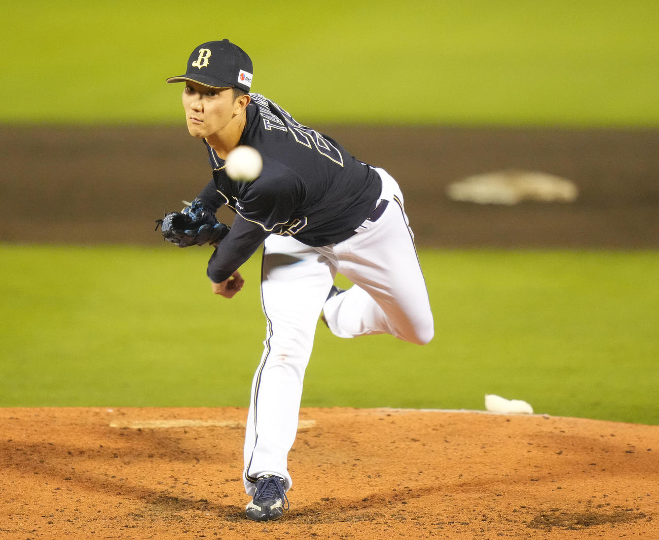 オリックス田嶋大樹（2022年8月31日撮影）