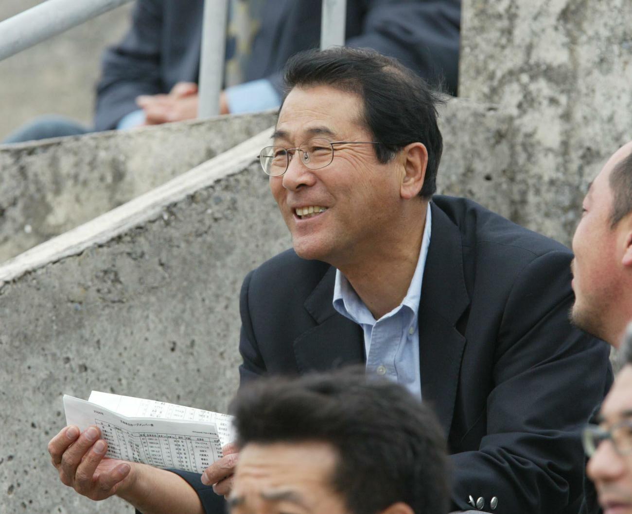 日本ハムGM当時の高田繁氏（06年2月6日撮影）