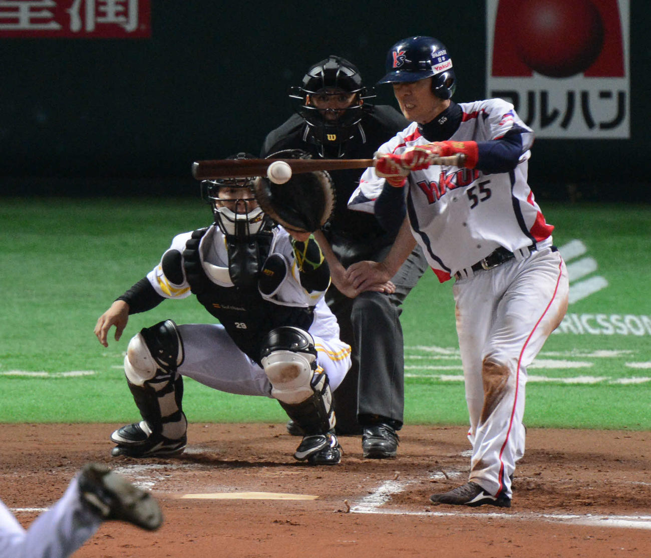ヤクルトの“先々代”の背番号「55」野口祥順（12年6月撮影）