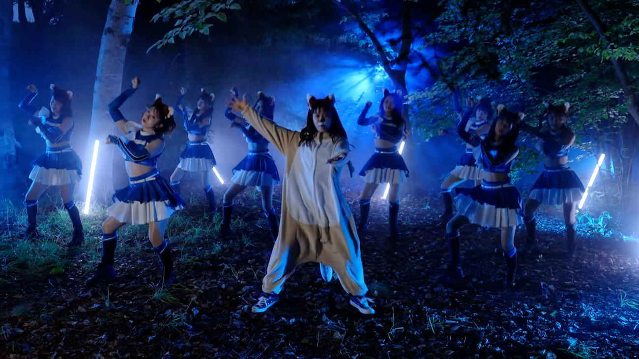 日本ハムが公開した「The Fox MV FIGHTERS GIRL ver．」の一部（球団提供）