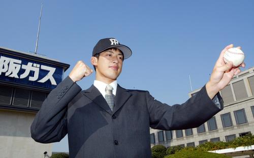 04年11月、阪神入りの意思を表明した大阪ガスの能見篤史