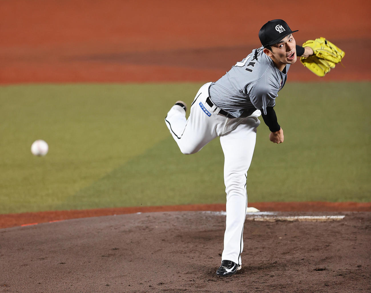 ロッテ佐々木朗希（2022年9月2日撮影）