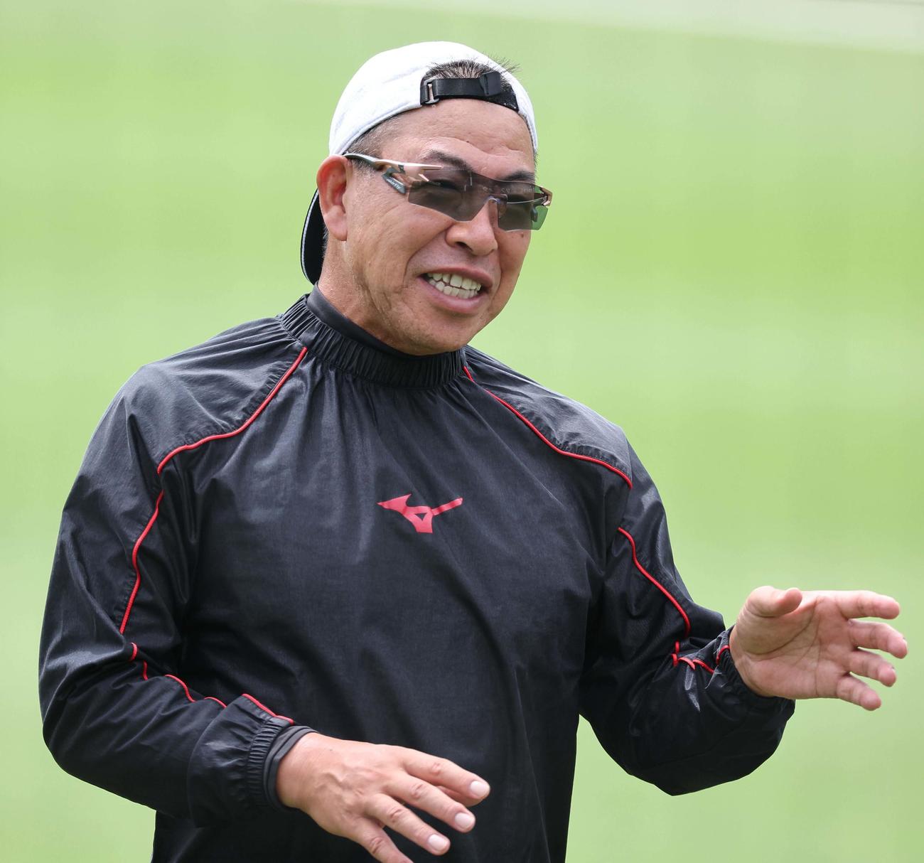 阪神井上一樹ヘッドコーチ（2022年7月11日撮影）