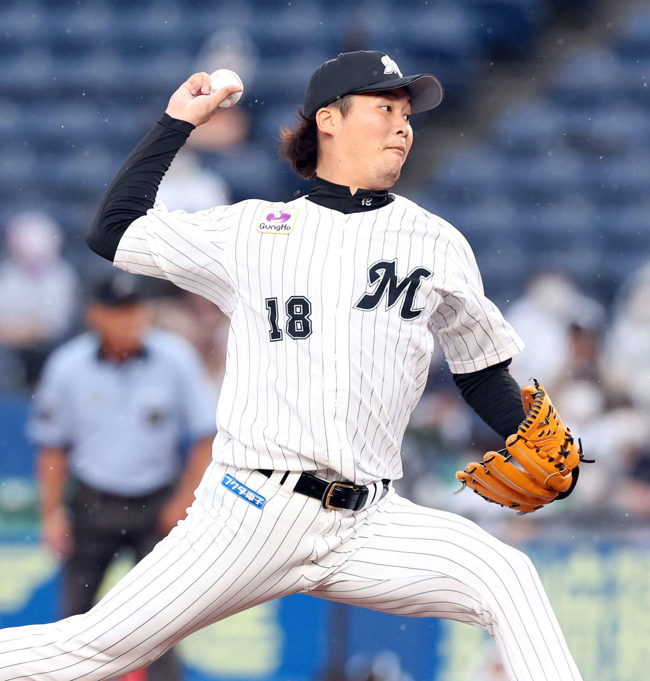 ロッテ二木康太（2022年7月21日撮影）