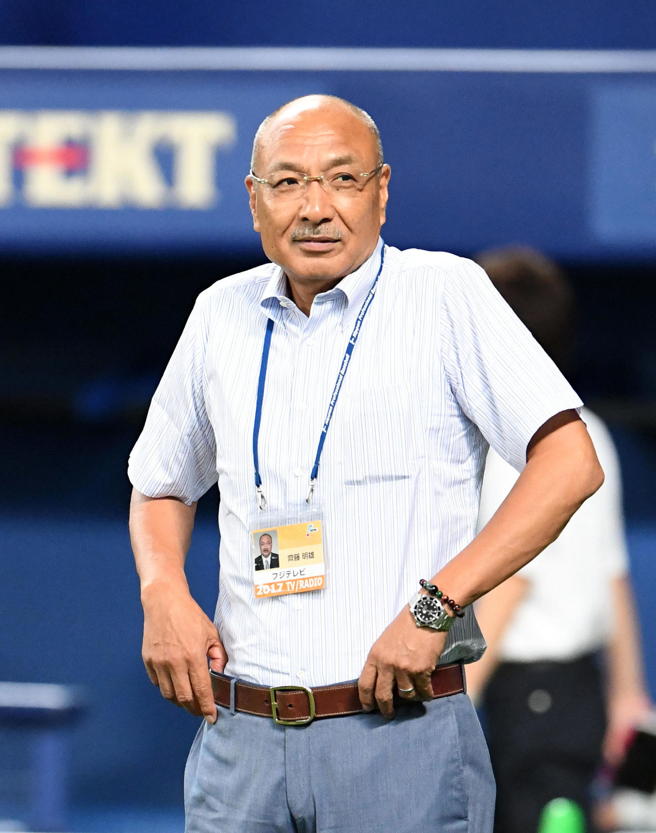 斉藤明雄氏（2017年7月7日撮影）