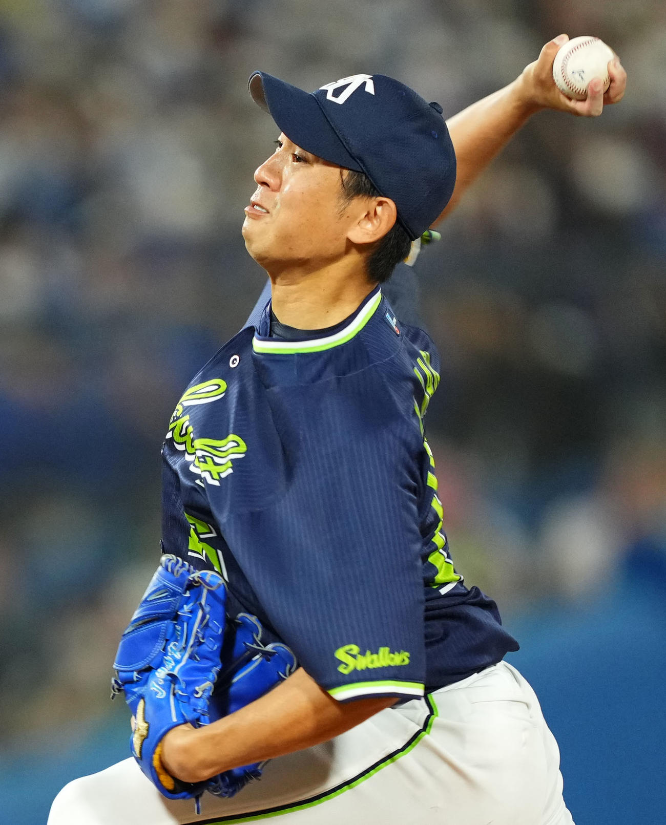 ヤクルト原樹理（2022年9月12日撮影）