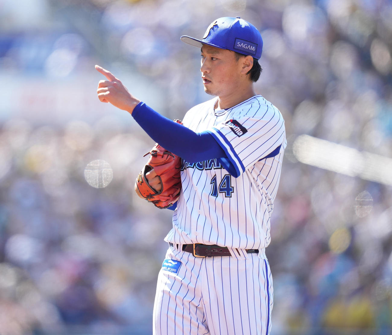 DeNA石田健大（2022年9月10日撮影）