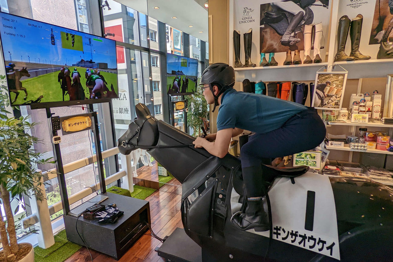 新球場に出店する「スタジオ型乗馬クラブ」のイメージ画像（（C）H．N．F提供）