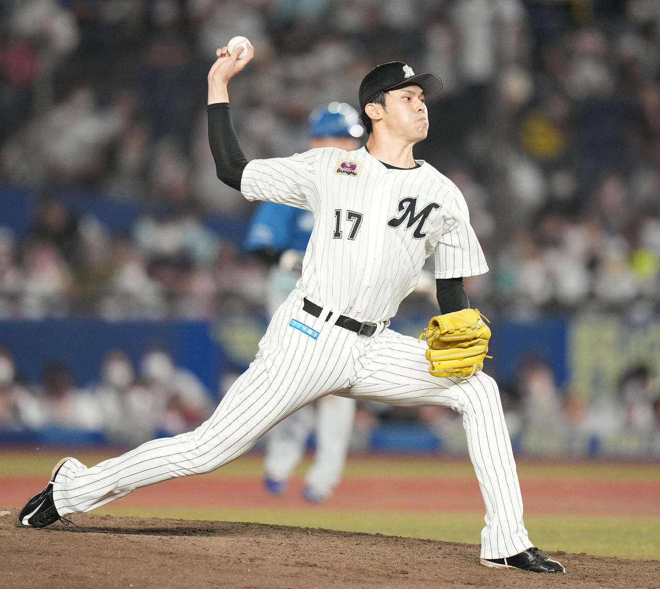 ロッテ佐々木朗希（2022年9月14日撮影）