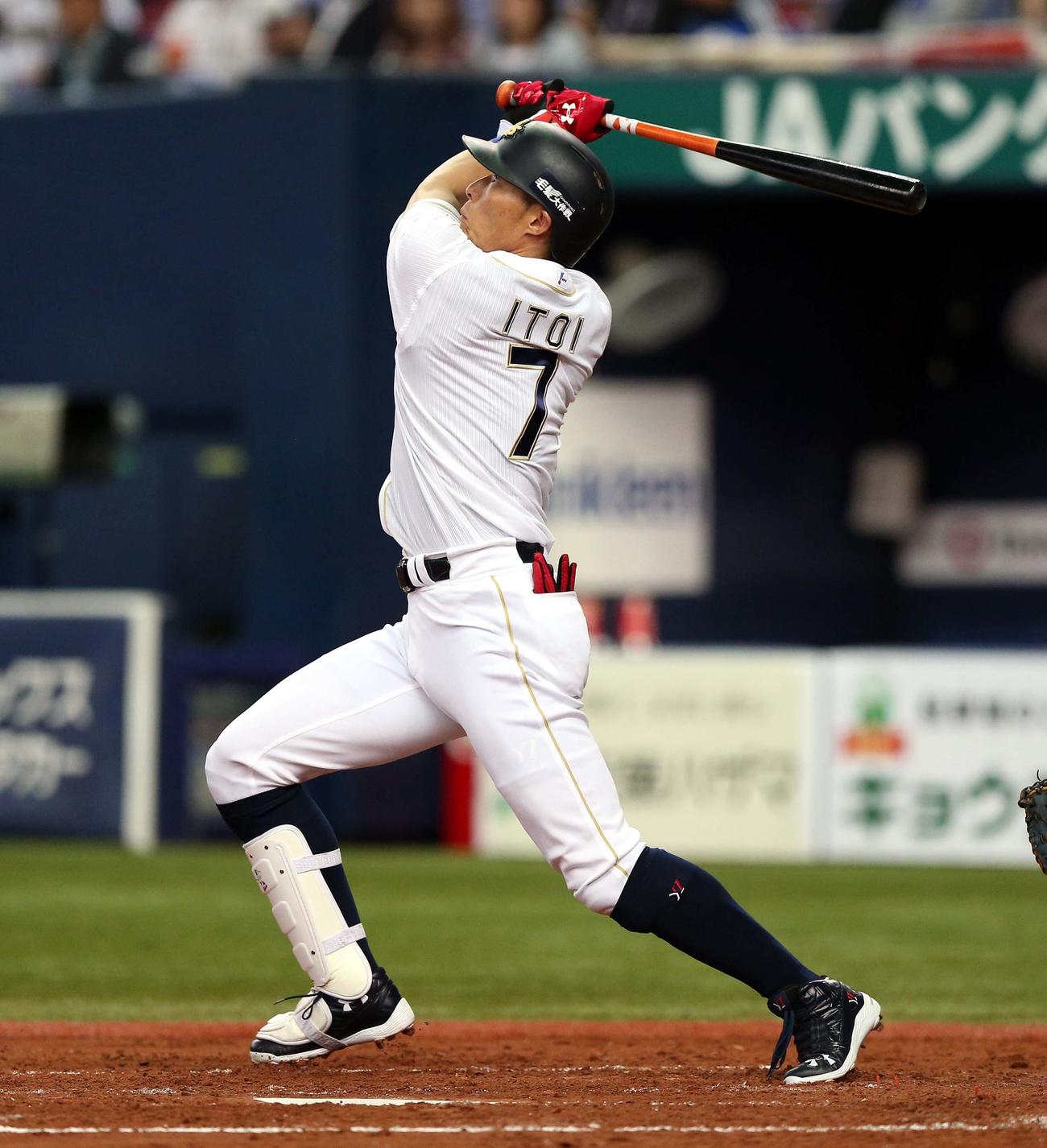 日本ハム時代の糸井嘉男（2016年4月14日撮影）