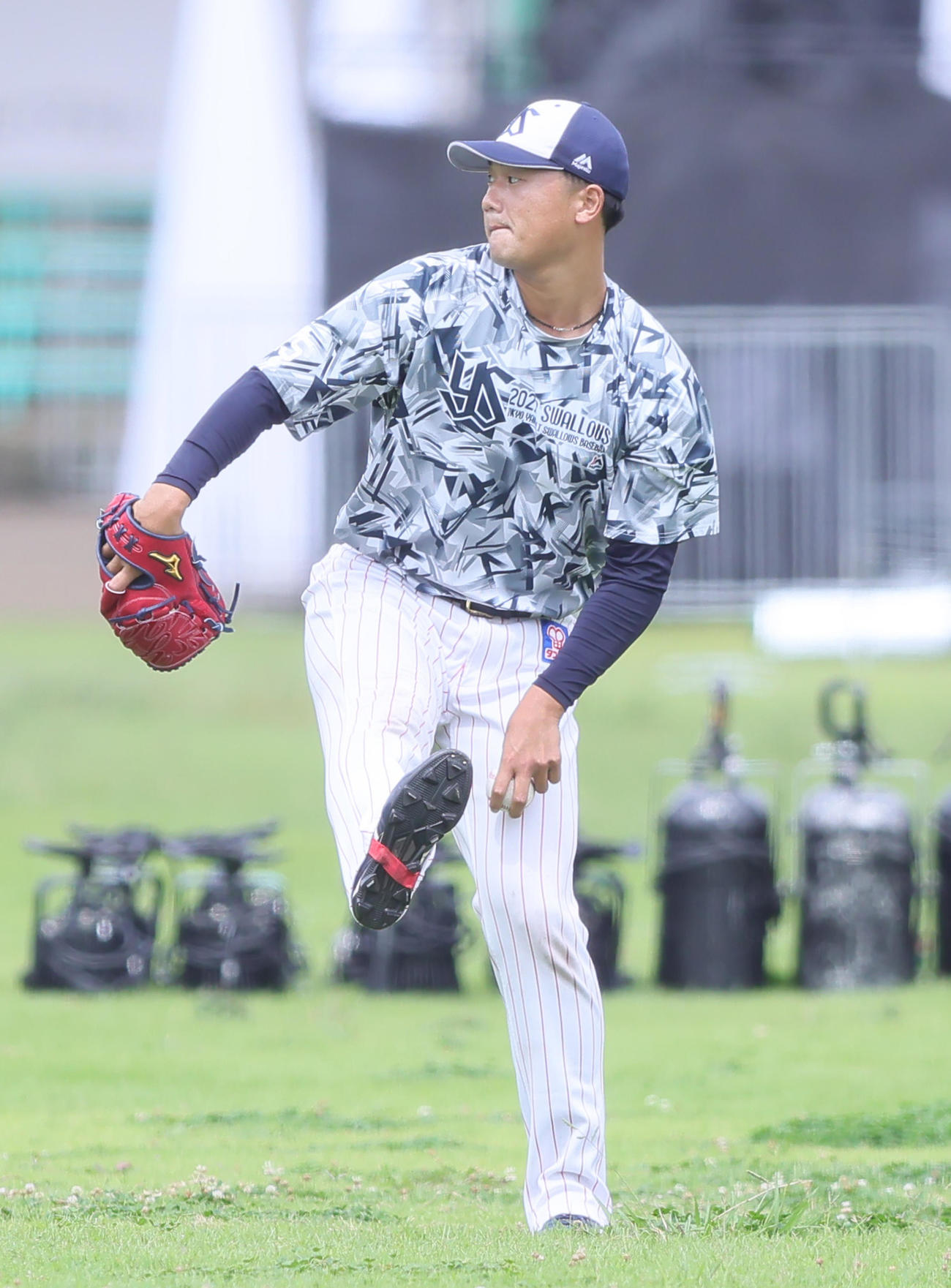 ヤクルト山下輝（2022年9月15日撮影）