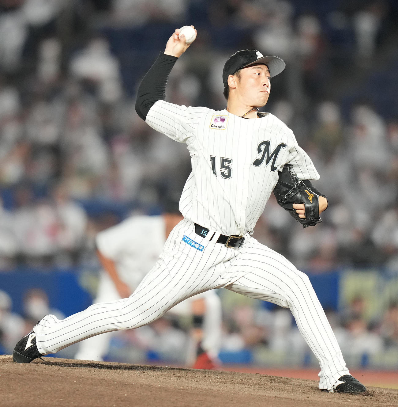 ロッテ美馬学（2022年9月15日撮影）