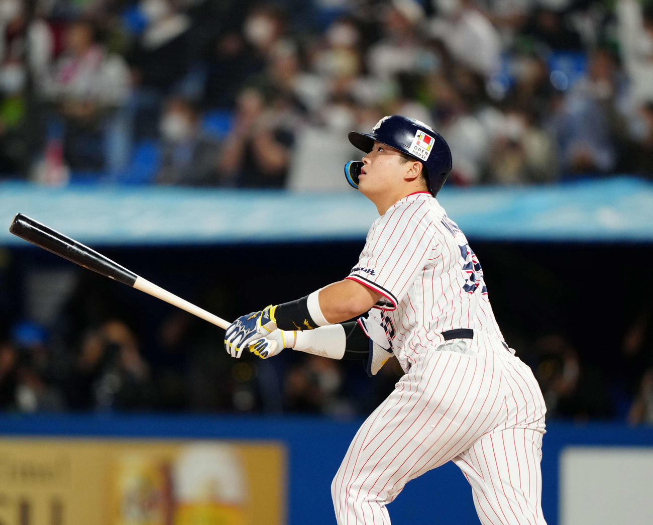 ヤクルト村上宗隆（2022年9月22日撮影）