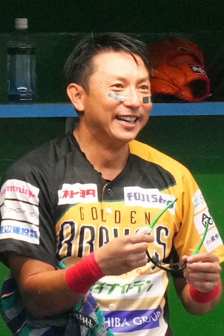 栃木・川崎宗則（2022年8月4日撮影）