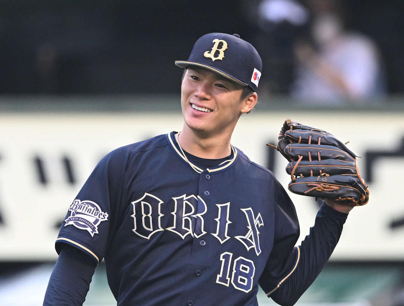 オリックス山本由伸（2022年9月24日撮影）