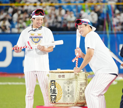 東京ヤクルトスワローズ 村上宗隆 選手 ヤクルト 2021 優勝