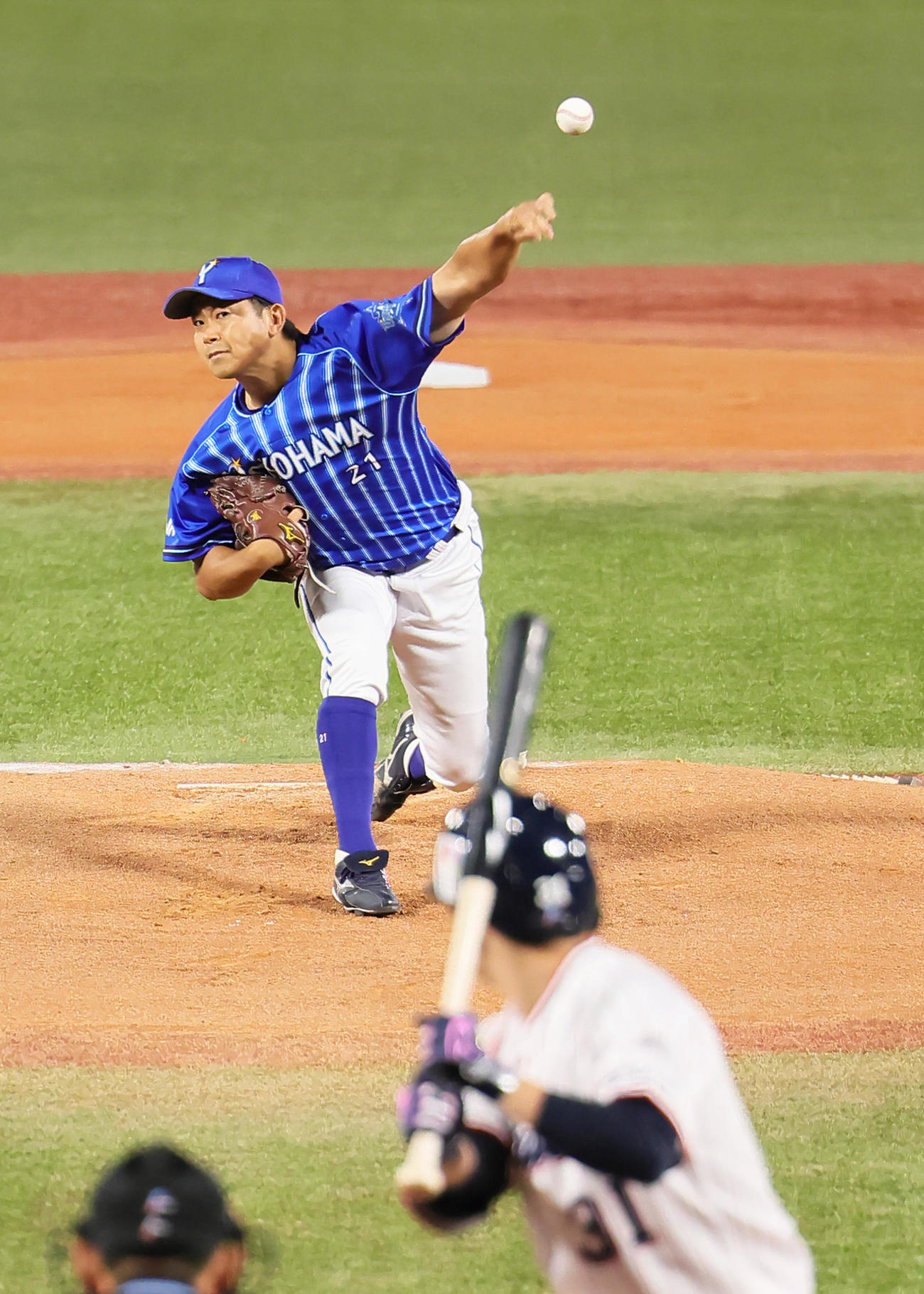 ヤクルト対DeNA DeNA先発の今永（撮影・足立雅史）