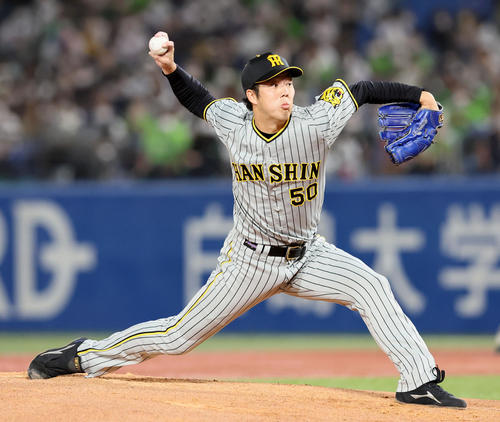 ヤクルト対阪神　ヤクルト戦に先発する青柳（撮影・加藤哉）