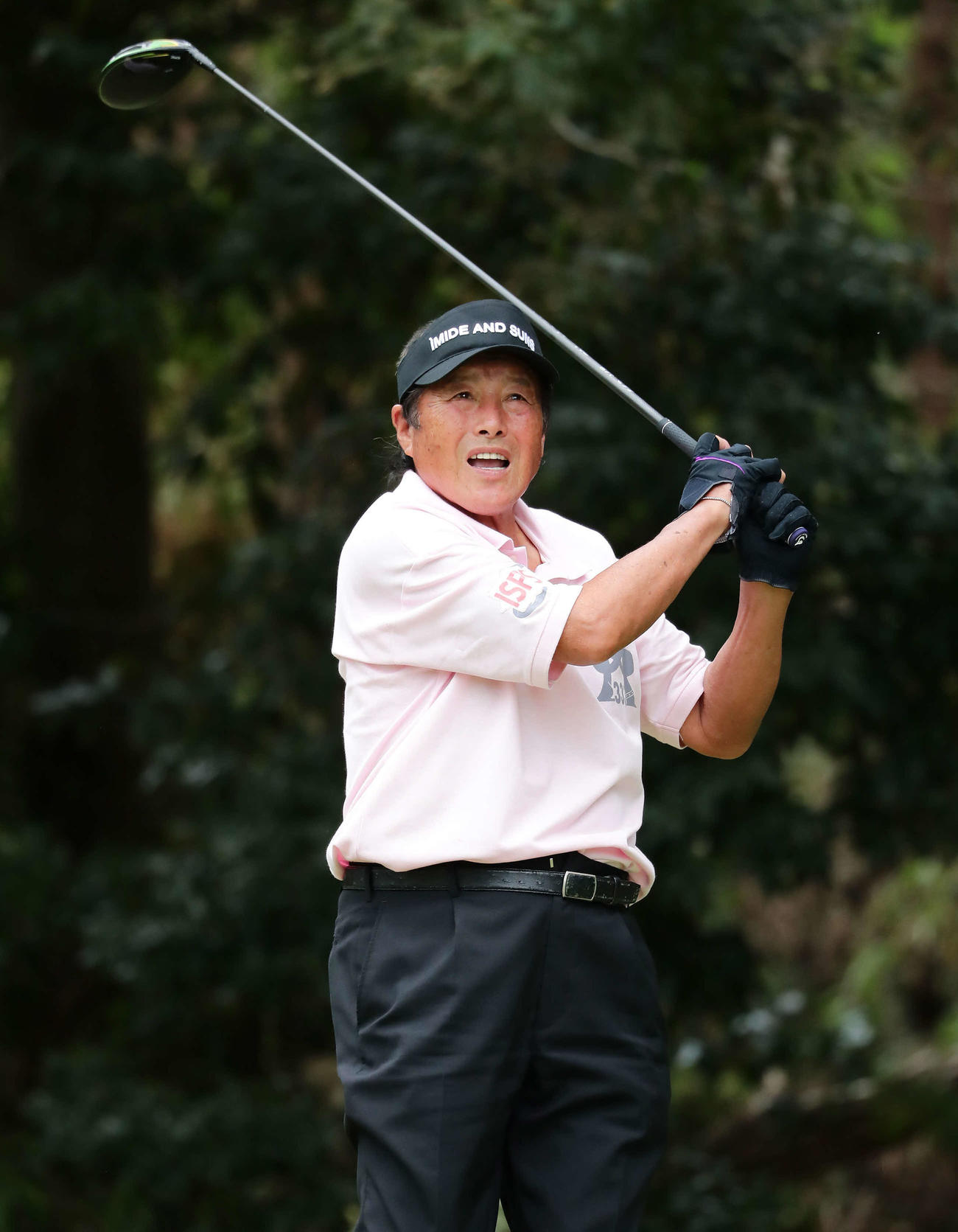 元西鉄のプロゴルファー尾崎将司（19年10月10日撮影）