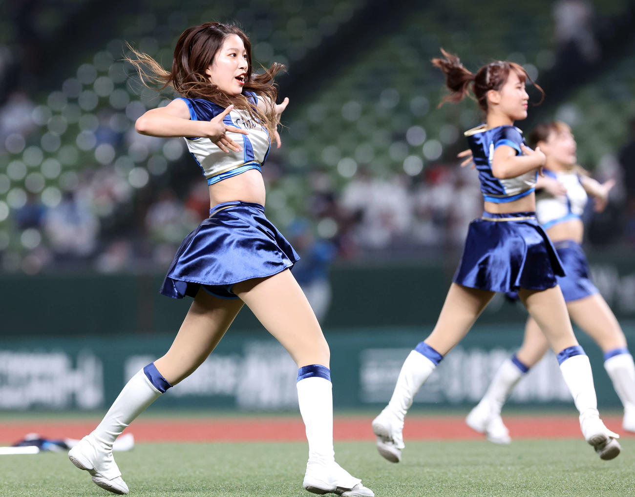 西武の公式パフォーマンスチーム「bluelegends」（ブルーレジェンズ）