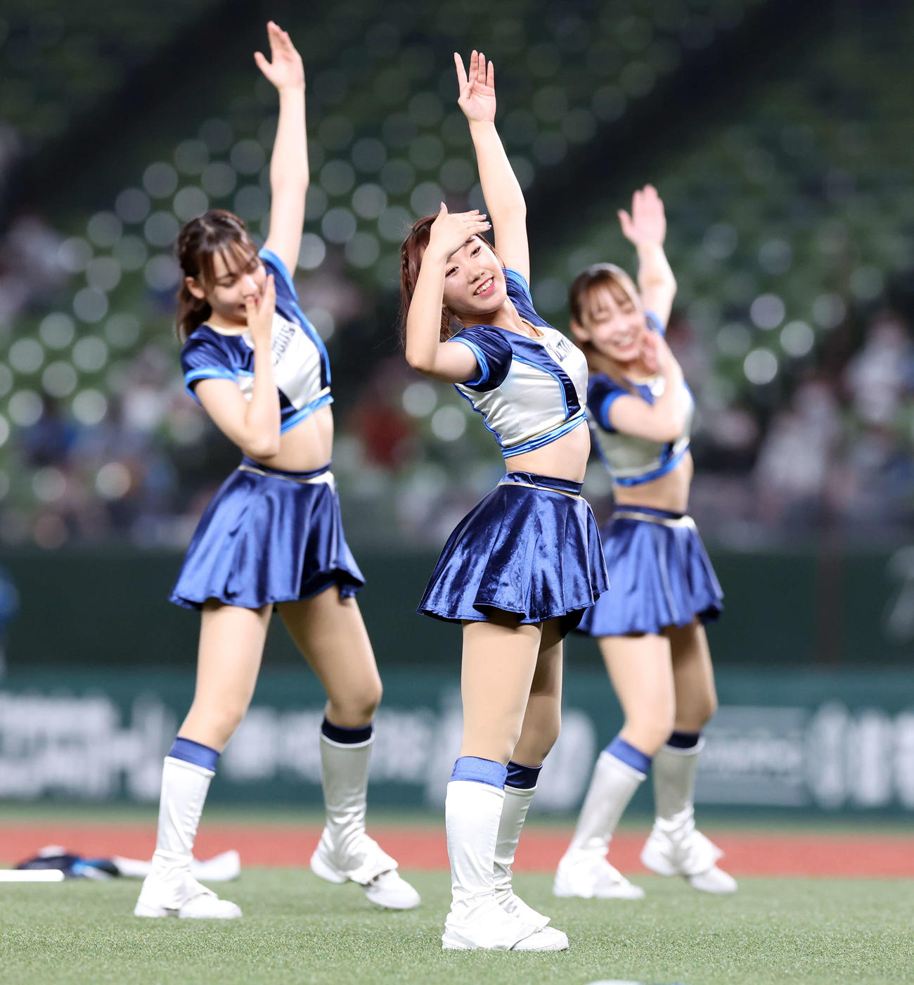 西武の公式パフォーマンスチーム「bluelegends」（ブルーレジェンズ）