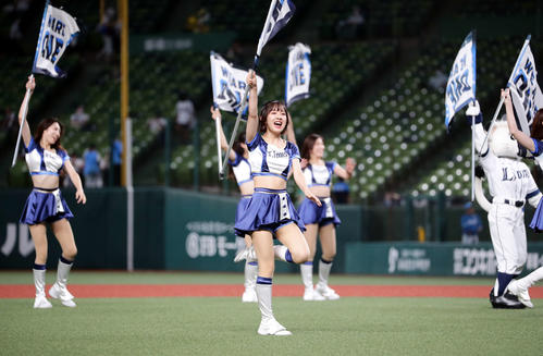 西武の公式パフォーマンスチーム「bluelegends」（ブルーレジェンズ）