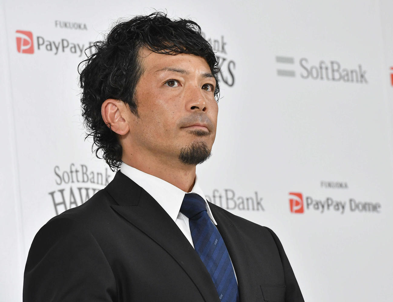 退団会見を行った松田（撮影・岩下翔太）