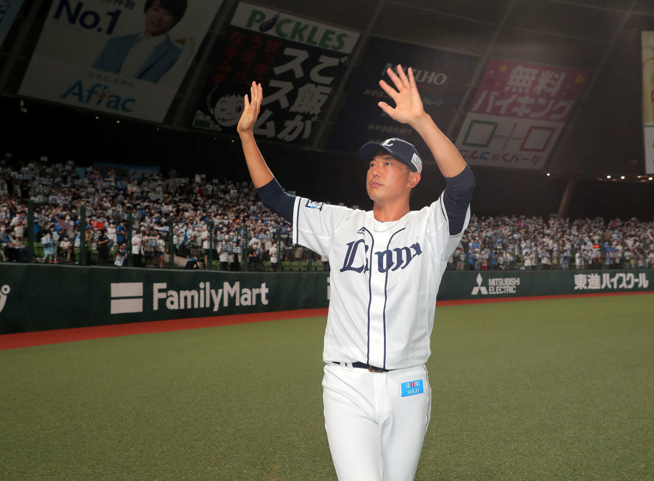 西武内海哲也（2022年9月19日撮影）
