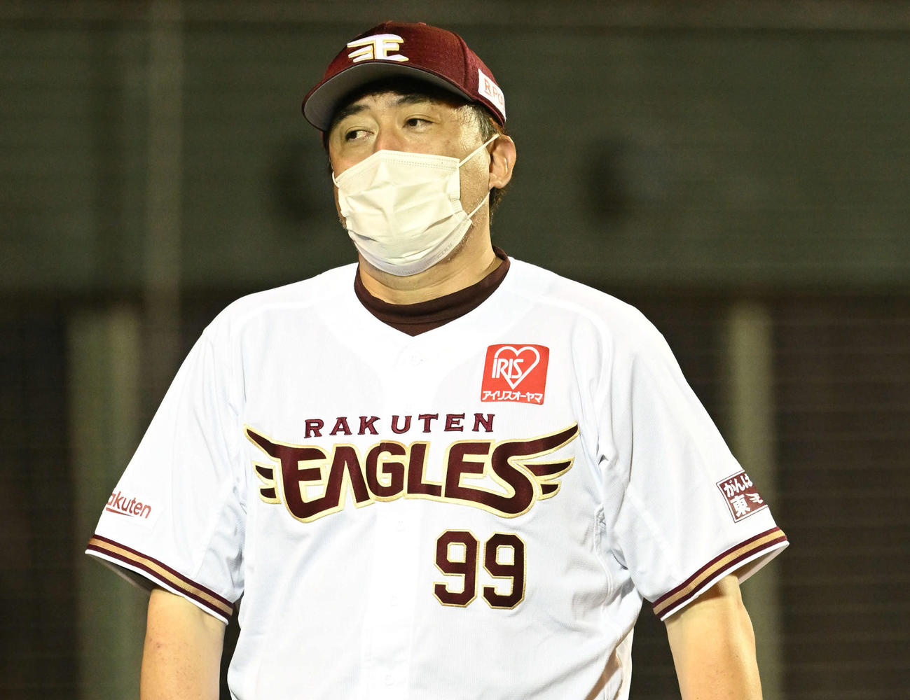 楽天石井GM兼監督（2022年7月5日撮影）